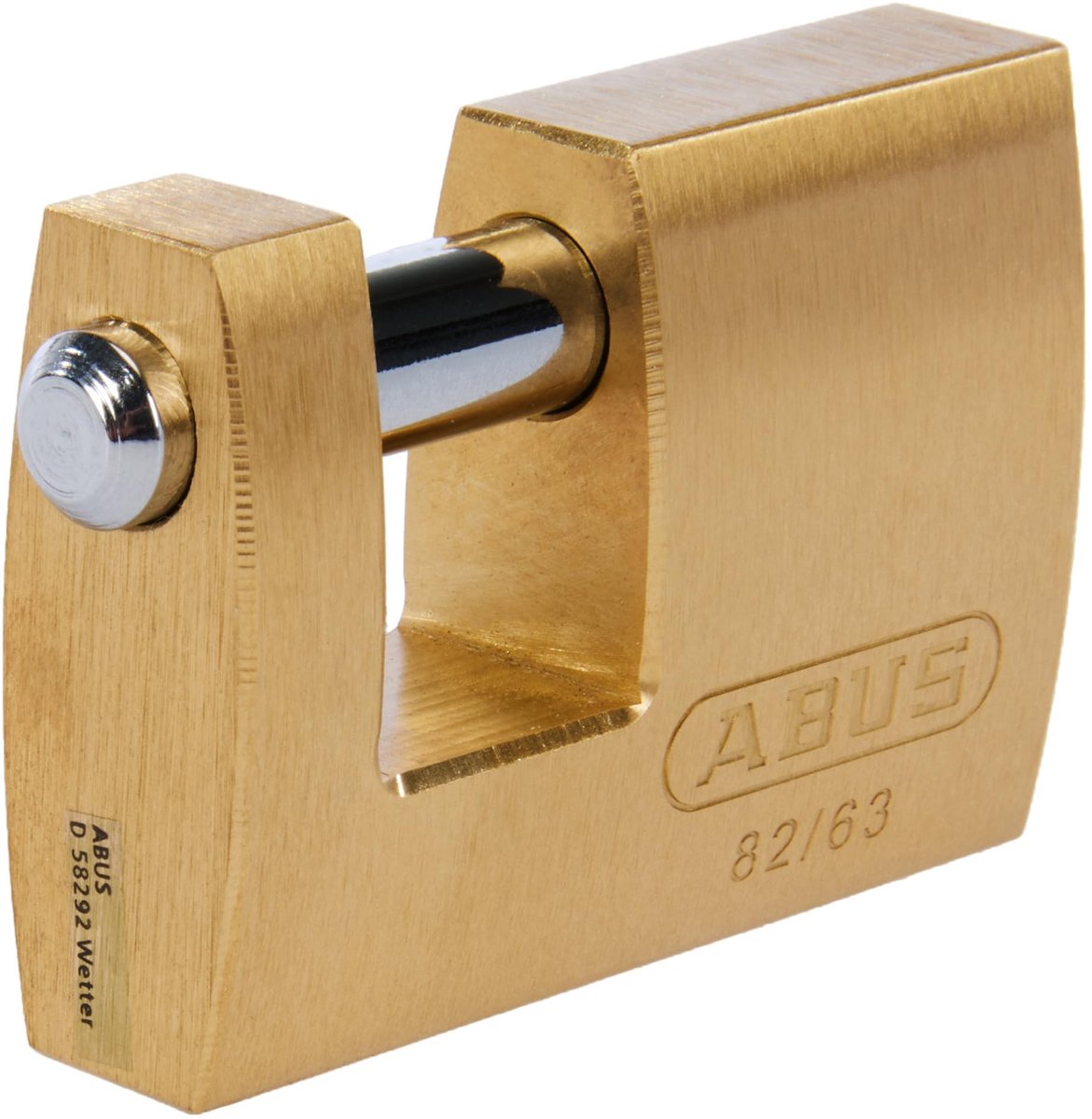 Elzusha - Messing Hangslot met Verstevigde Beveiliging
