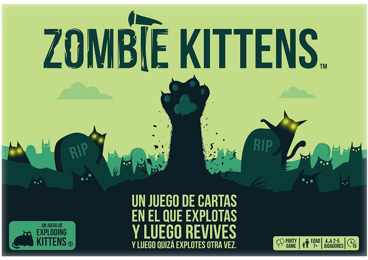 Elzusha - Kaartspel Zombie Kittens in het Spaans