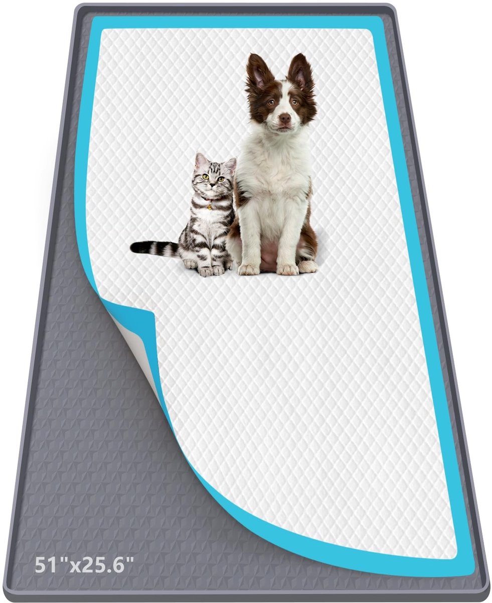 Elzusha - Pee Pad Houder - Silicone Mat - Donkergrijs