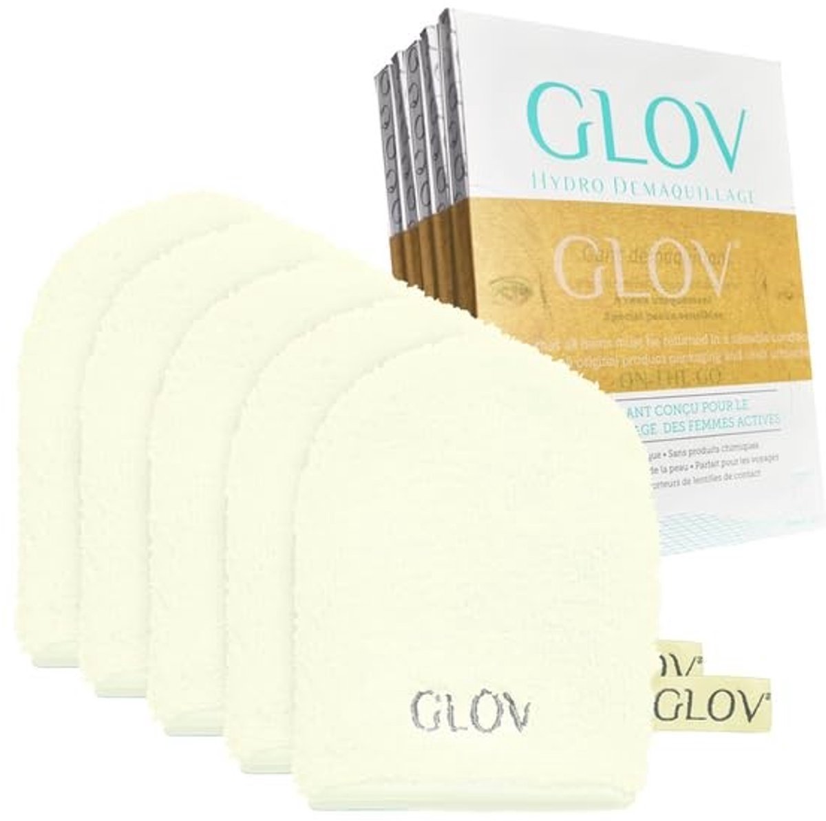 Elzusha - Microfiber Make-up Remover Doeken Set van 5 - Wasbaar