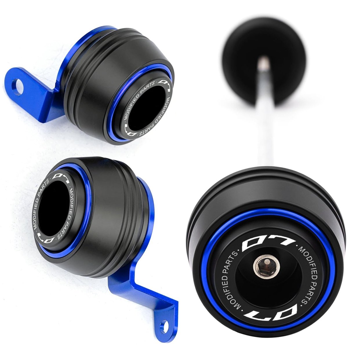 Elzusha - Motorfiets Valpads voor Vorkbescherming - Blauw