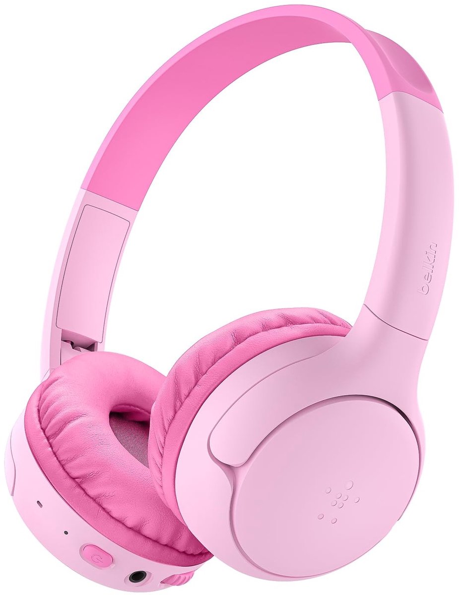 Elzusha - SoundForm Mini On-Ear Bluetooth Koptelefoon voor Kinderen - Roze