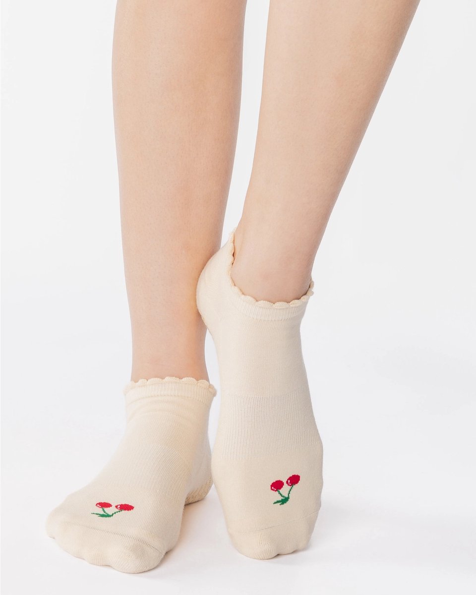 Pointe Studio Dames Cherry Antislipsokken - 35/39