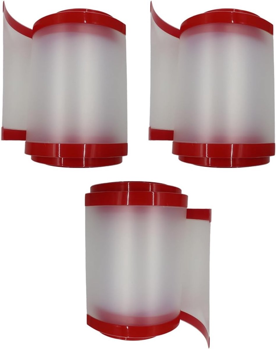 Set van 3 zelfklevende deurvingerbescherming, 17 x 120 cm, veilige oplossing voor kinderkamer, klaslokaal en slaapkamer, voorkomt pijn en verwondingen