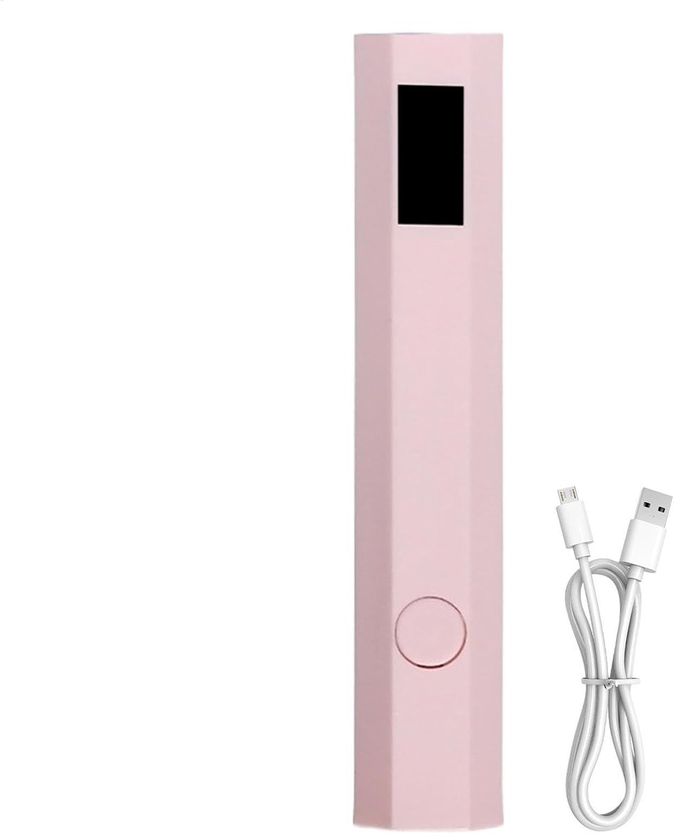 Digitaal Display - Sterke Focus - Handsfree UV LED Lamp voor Gelnagels - LED Nagellamp - Draagbare Nageldroger - Met Timer 20s/60s - Roze - Nagellamp met display scherm - Oplaadbare draadloze nagellamp - Voor salonnagelkunst DIY thuis