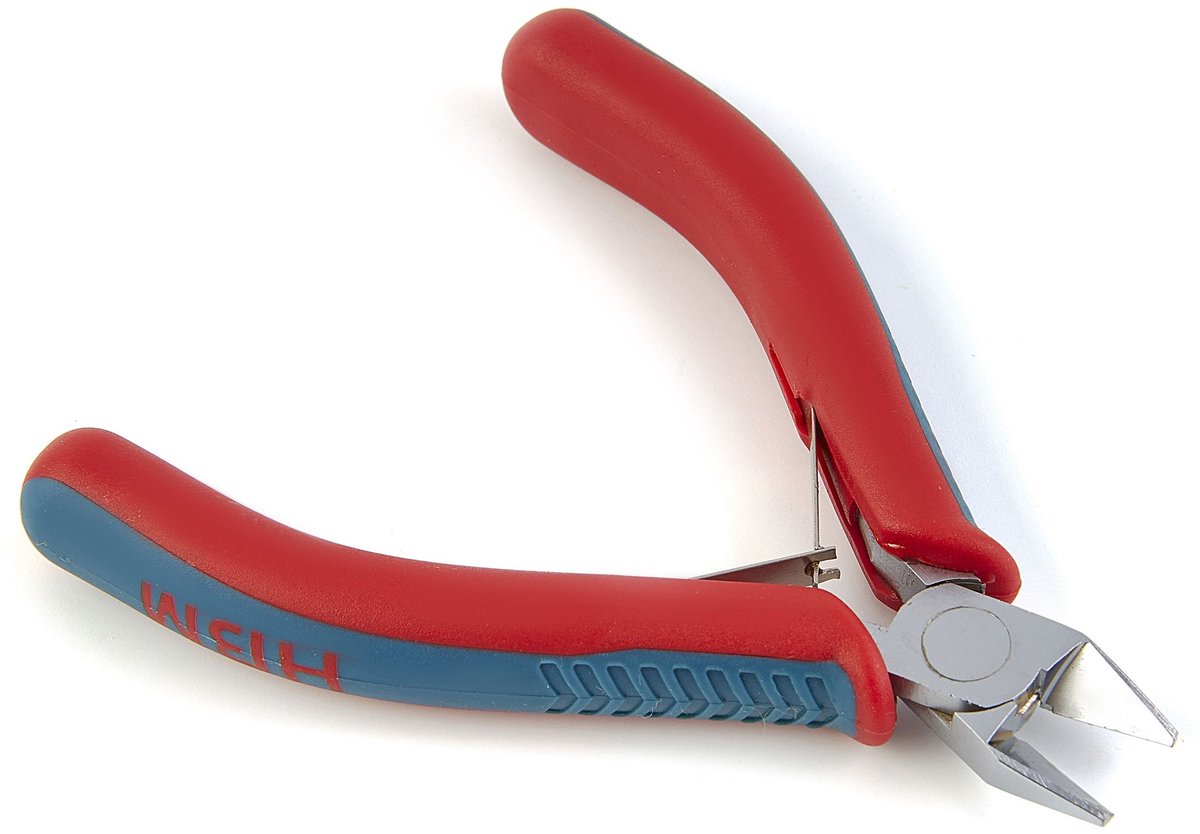 HBM Professionele 115 mm Precisie Zijkniptang met smalle bek, 12,5 mm bek lengte, zijsnijder