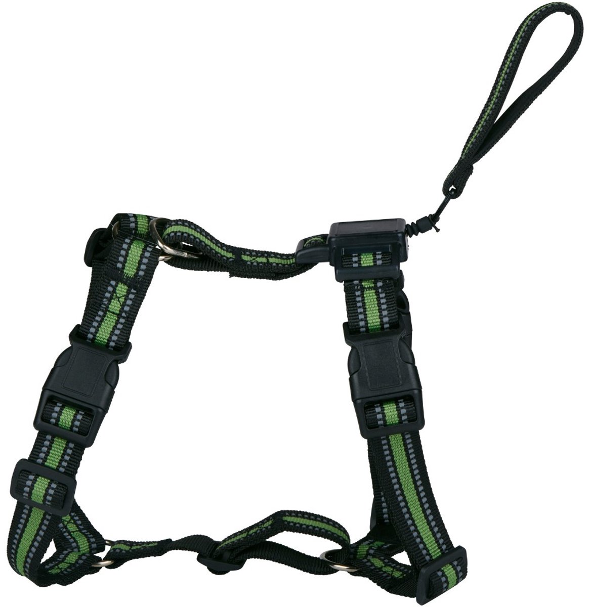 maxxpro Hondentuig Maat S 42 - 53 cm - Harnas Hond met Reflecterende Strepen tot 12 kg - Hondentuigje Kleine Hond met Handgreep en Lijn - Verstelbaar