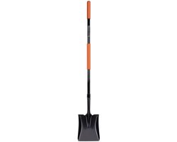 BLACK+DECKER Schep - Vierkante Kop - 149 CM - Stevig en Lichtgewicht Glasvezel - Zwart van BLACK+DECKER — afbeelding 2