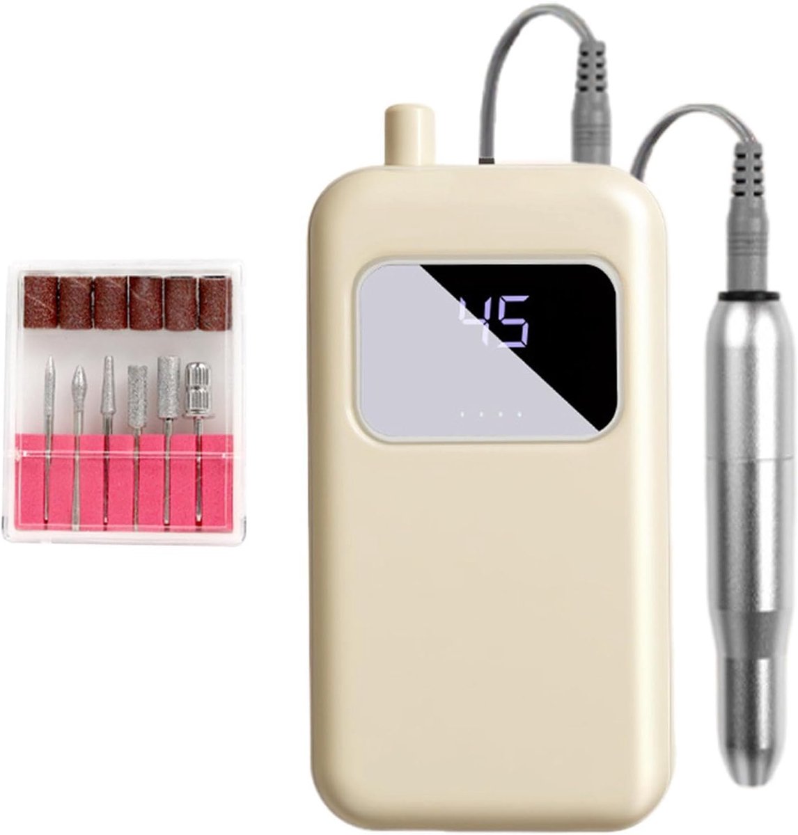 Een elektrische nagelvijl is een nauwkeurig en stabiel hulpmiddel voor het knippen van nagels.