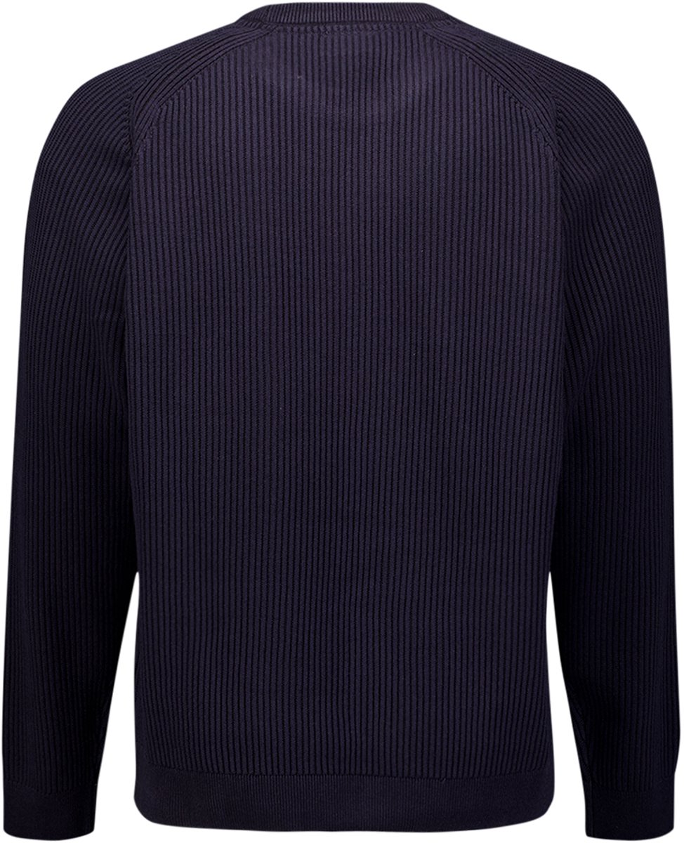 Pullover met ronde hals en tuck stitch