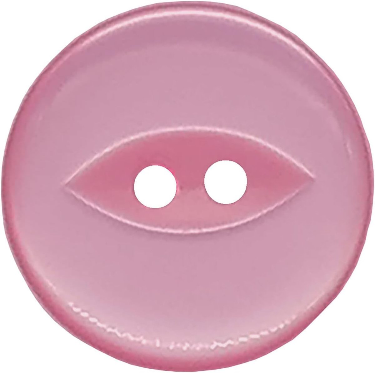 Bead Shop Set van 20 ronde visoogknoppen, babyknoppen, naaien, breien en knutselen - roze 14 mm/22 lozen