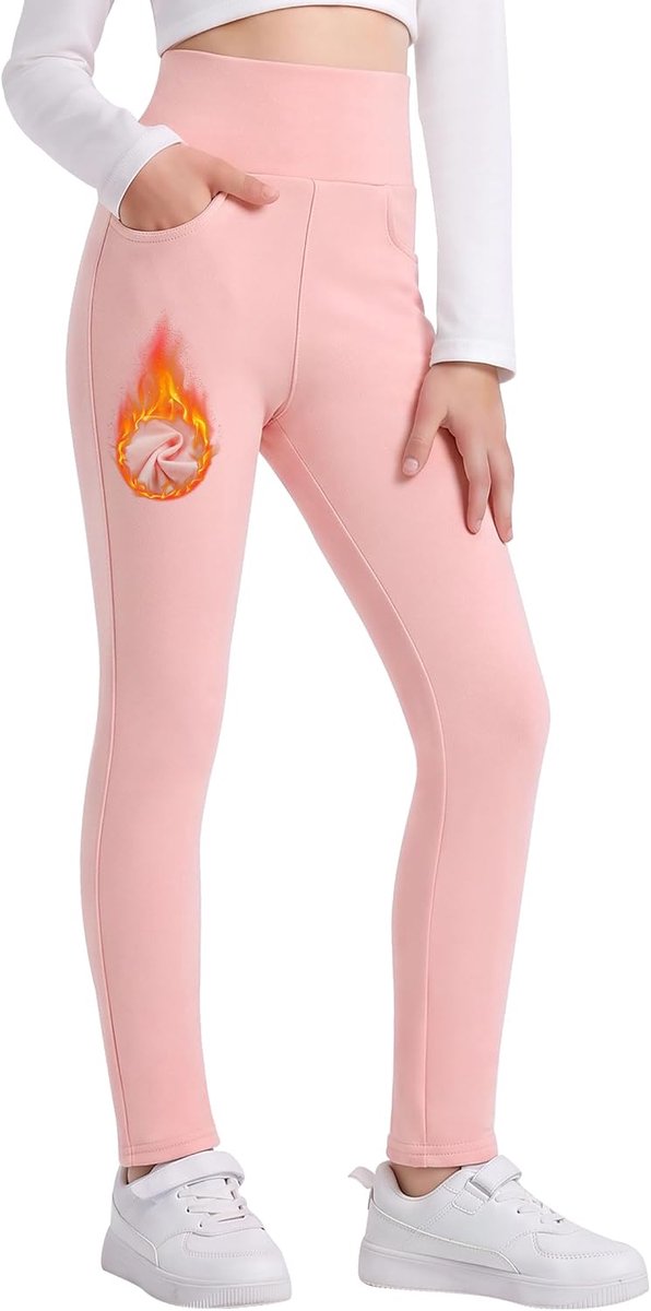 Legging voor meisjes, warm, dik, elastisch