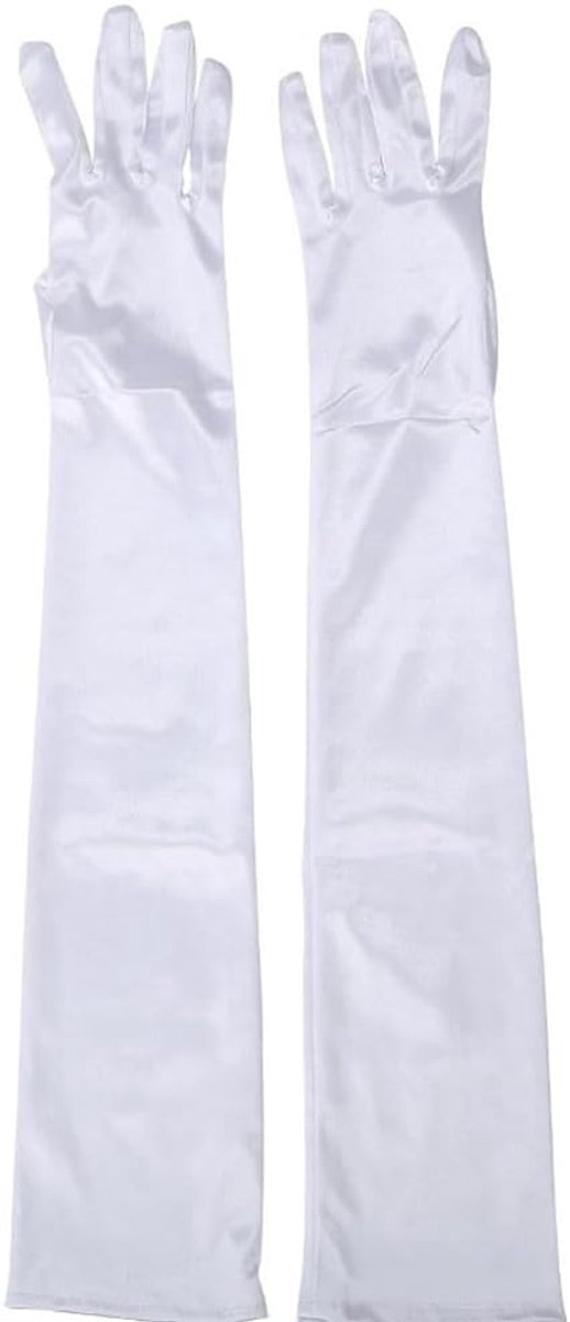 Handschoenen voor dames, lange avondhandschoenen, elegante operahandschoenen, elastische vingerhandschoenen, ellebooghandschoenen, danshandschoenen voor bruiloft, cosplay
