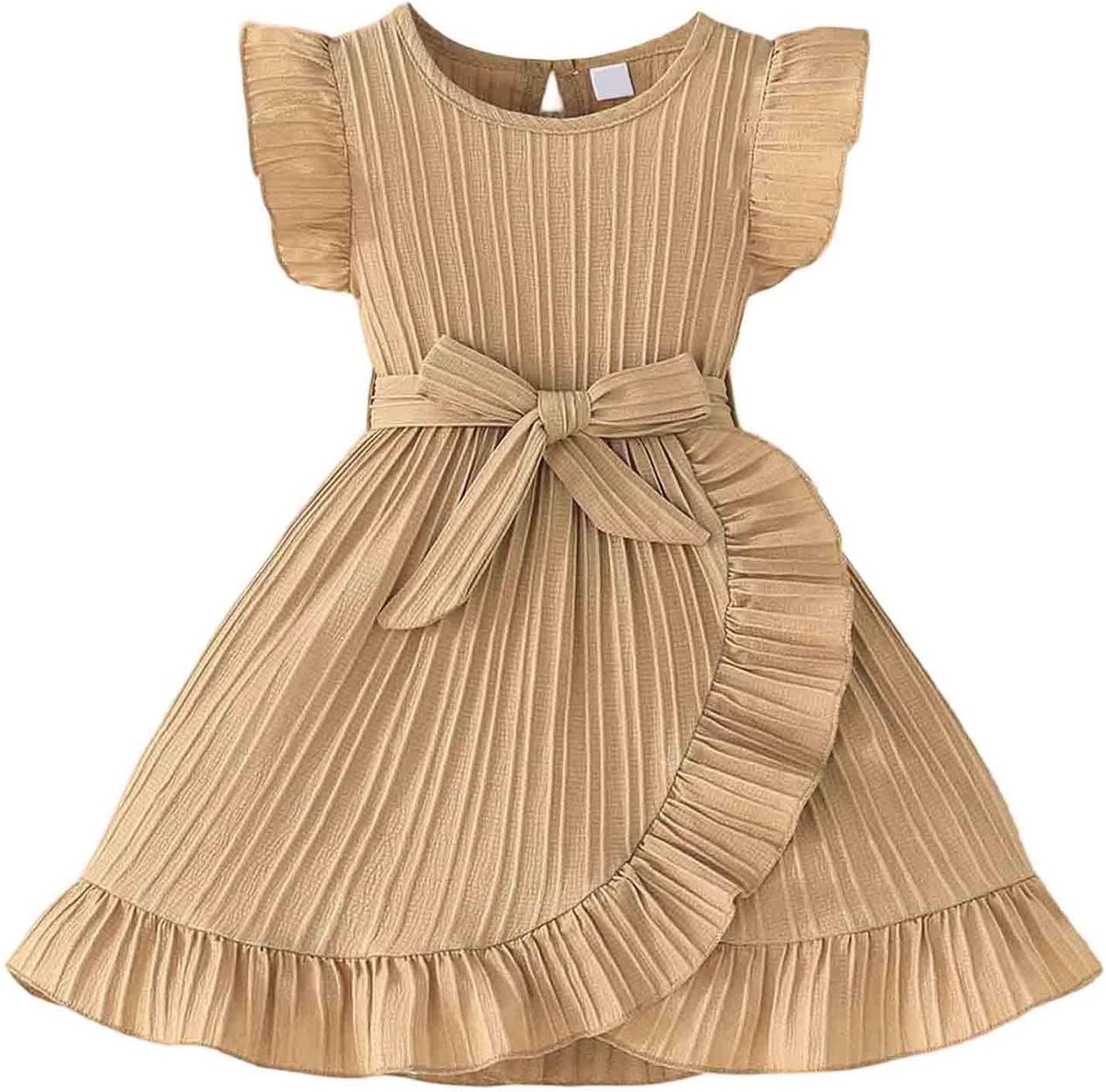 Prinsessenjurk voor meisjes, verjaardag, ceremonie, party, chic, bruiloft, doop, vlinderdas, kant, tule, avond, elegant, bal, kostuum, A25