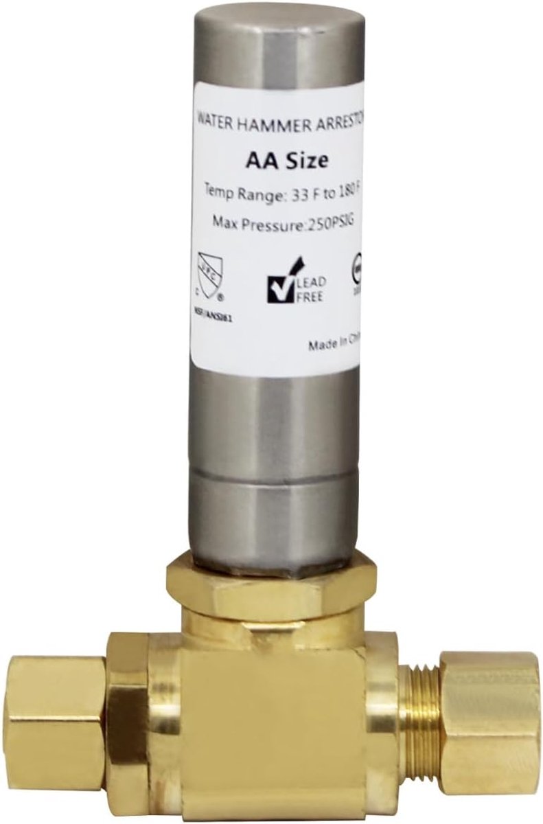 Waterslagdemper voor kraan leiding toilet roestvrij staal water hammer absorber warmtepomp slagdemper waterleiding voor hele huis