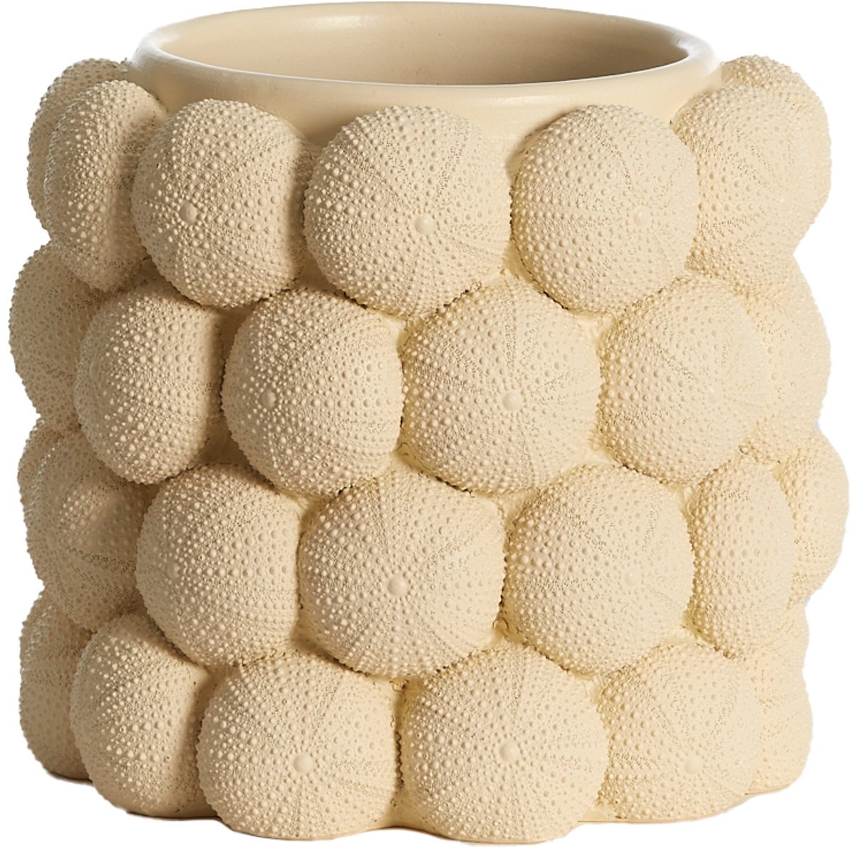 Light & Living Vaas SEA URCHIN - Ø20.5x18cm - Wit