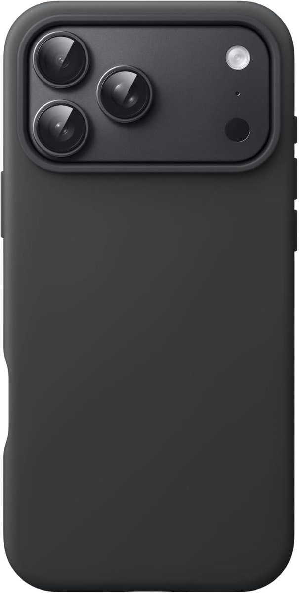 Zandarix Hoesje Geschikt voor Apple iPhone 18 Pro Max - Schokbestendig - Krasbestendig - Microvezel Voering - Ondersteunt Draadloos Opladen - Back Cover Hoesje - Zwart