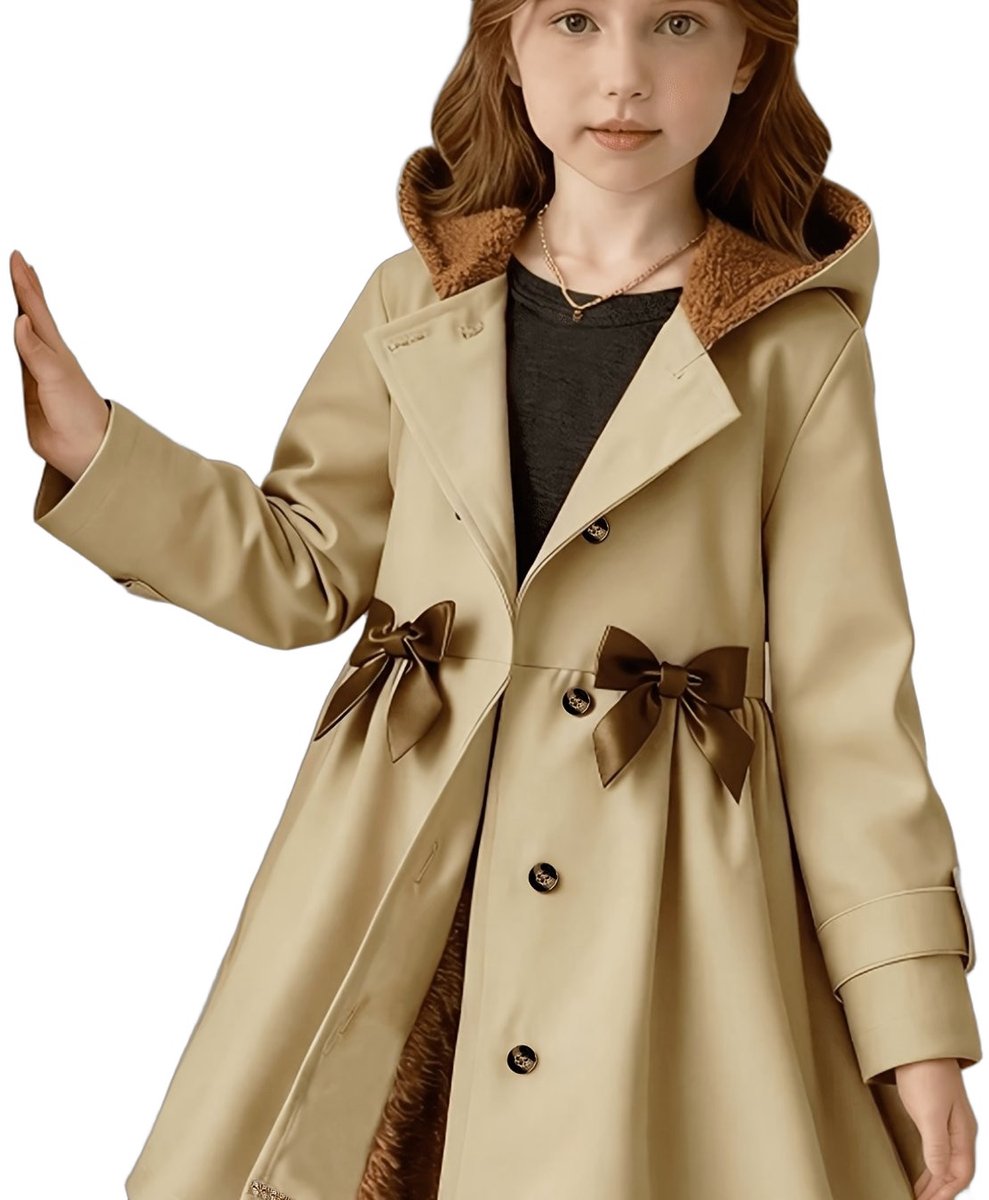 Currero Winterjas Parka Meisjes Lange Jas Meisje Wintermantel Overjas Gewatteerd Waterdicht Winter Stijlvol Mantel Kinderen 4 Jaar Gemengde Kleur
