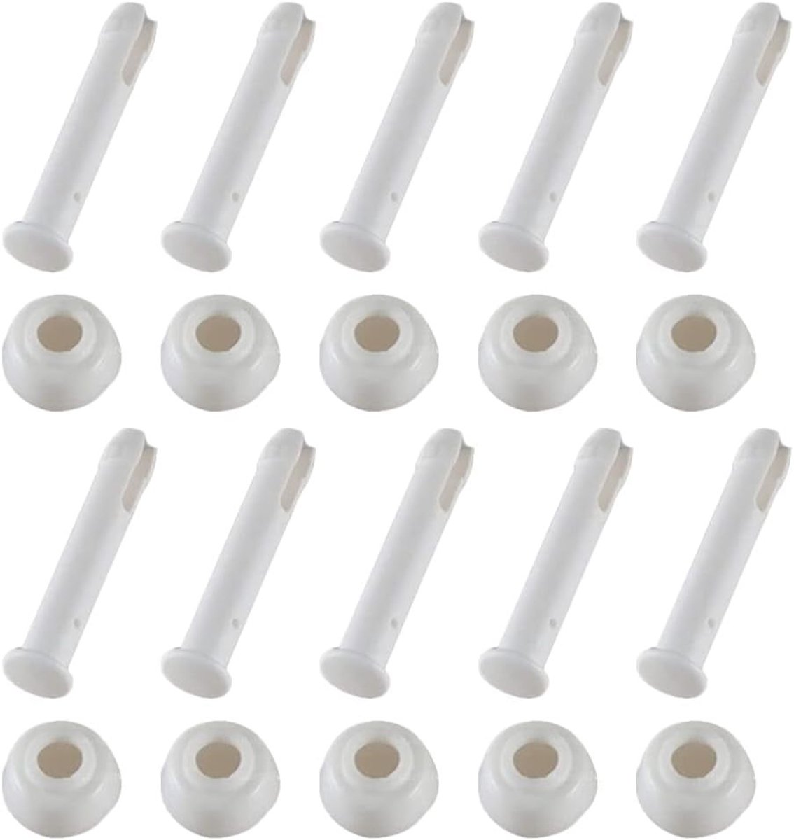 20 Stuks Pool Pins - Splint Pins voor Frame Pools met Rubber Caps - Vervangingsonderdelen van 6 cm voor Frame Pools en Accessoires