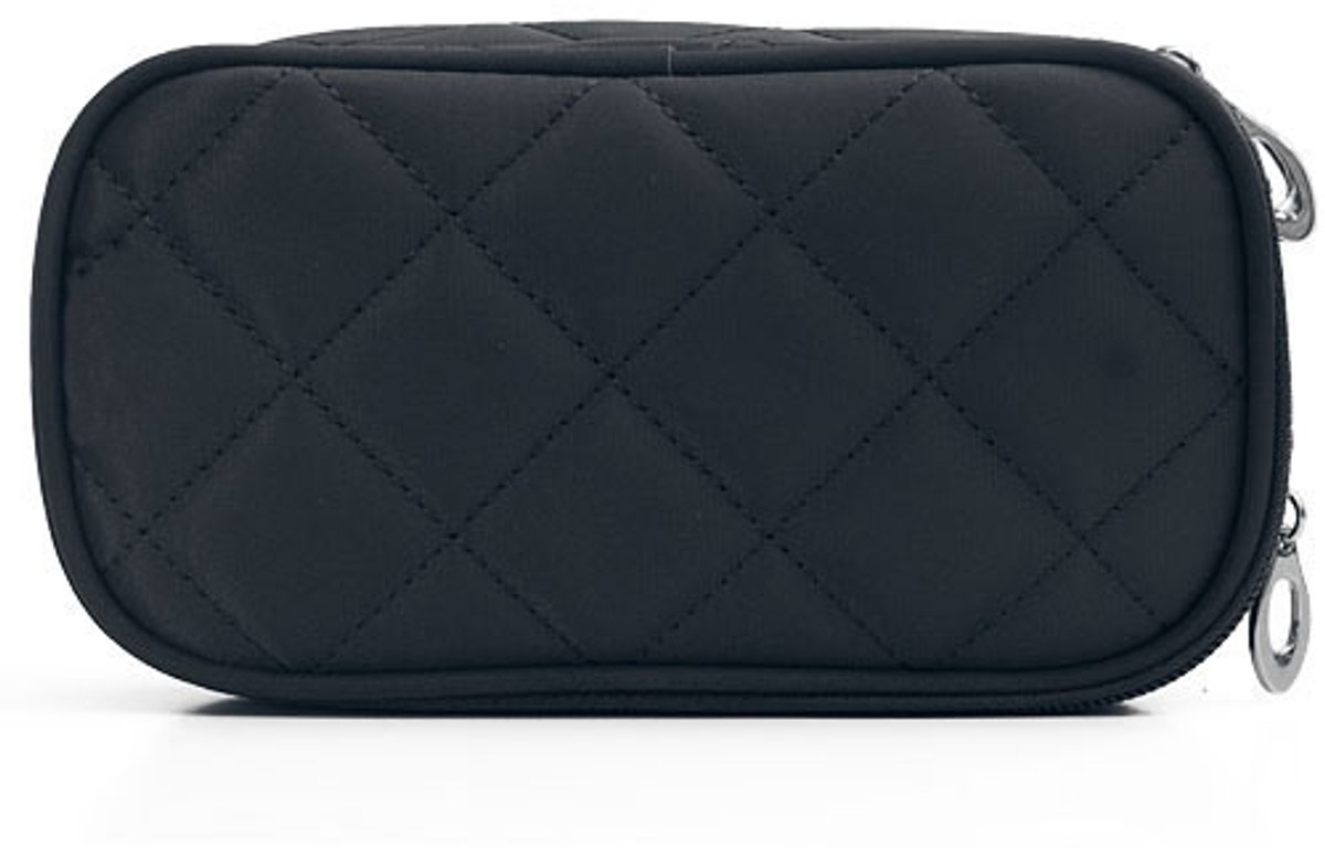 Waterdichte Draagbare Make-uptas 2 Lagen - Nylon Cosmetica Organizer voor Reizen