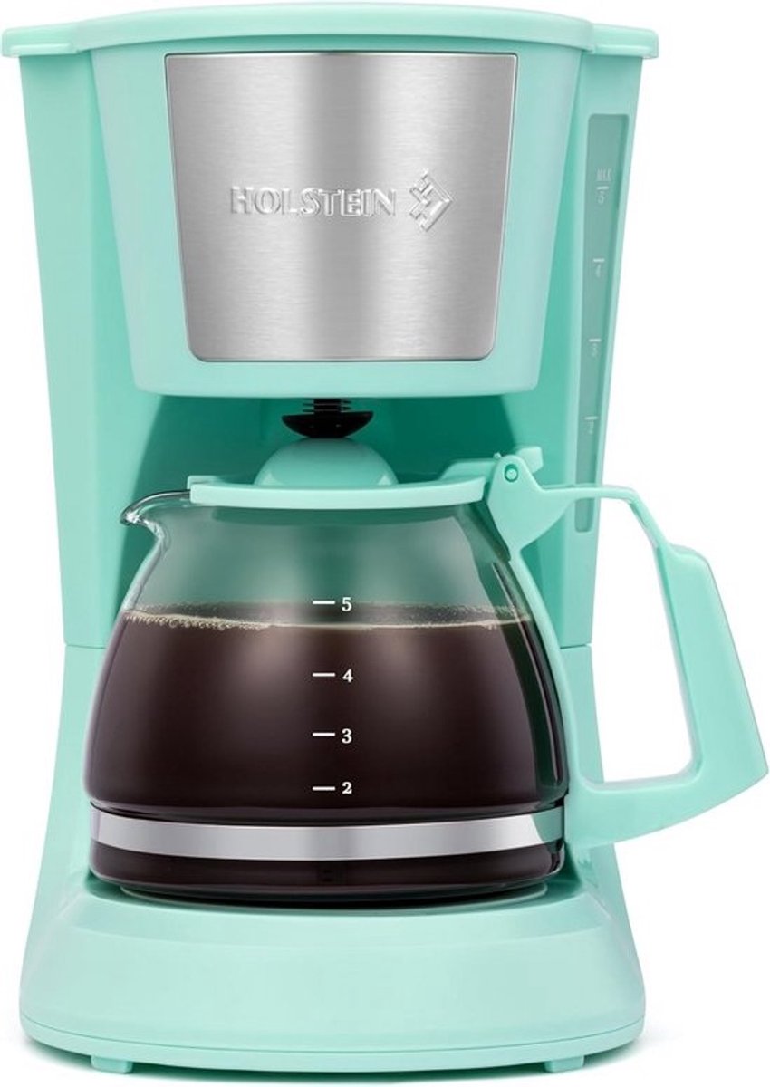 Compact Filter Koffiezetapparaat - 5 Kopjes - Mint Groen