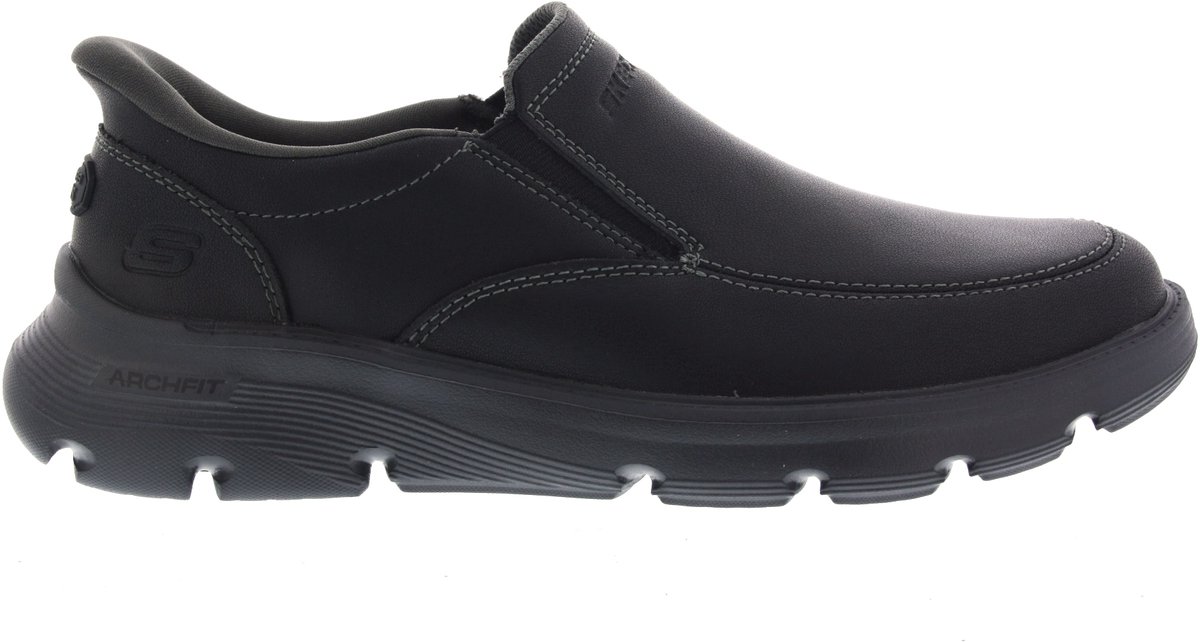 Skechers Arch Fit Garza Umar 205518 BLK | Heren Slip-ins