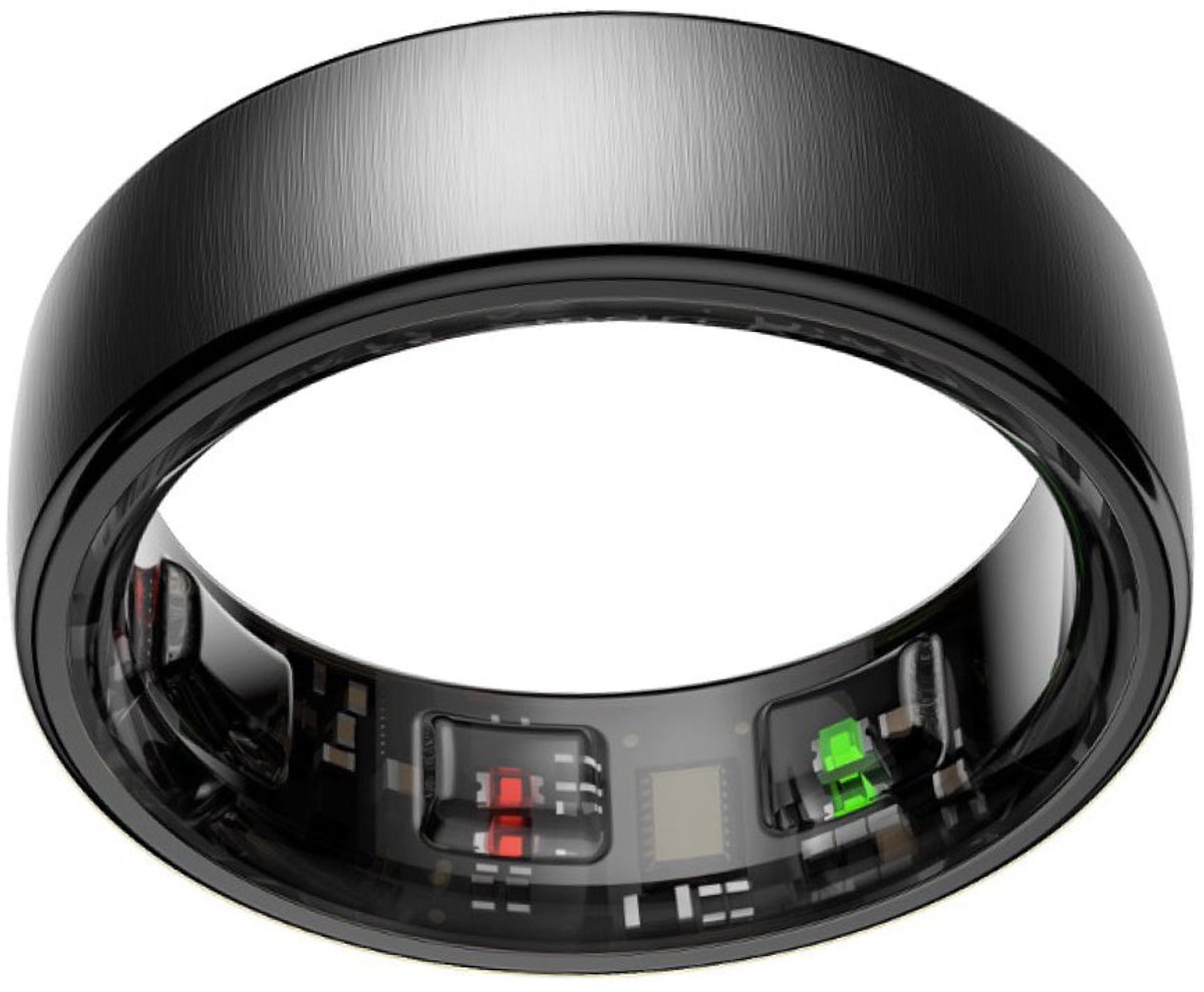 NOLATR NEX Smart Ring - Stappenteller - Slaaptracker - Zwart - Maat 7