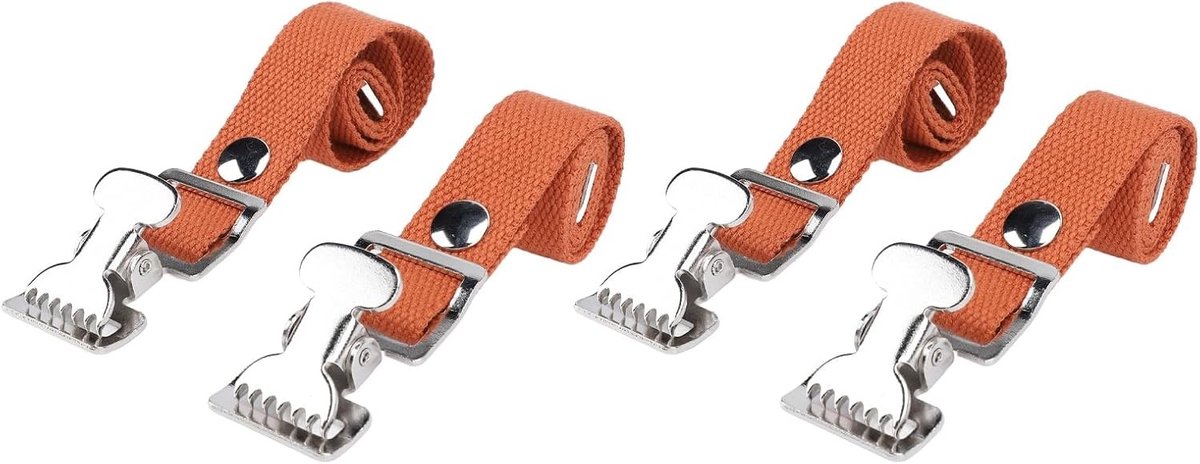 Verstelbare Beenbevestigingsriemset voor Gipsplaten Stelten - 4 Stuks Nylon Steltriemen voor Comfort en Stabiliteit