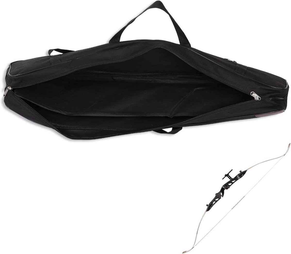 Recurve Boogtas 82x20cm - Beschermende Tas voor Traditionele Longbow en Boogschieten met Verstelbare Schouderband