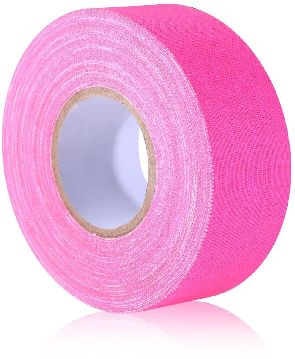 Fluorescerende Roze Gaffer Tape - Reflecterend Zelfklevend - Ideaal voor Feesten, Speeltuinen en Kerstdecoratie - 25mm x 15m