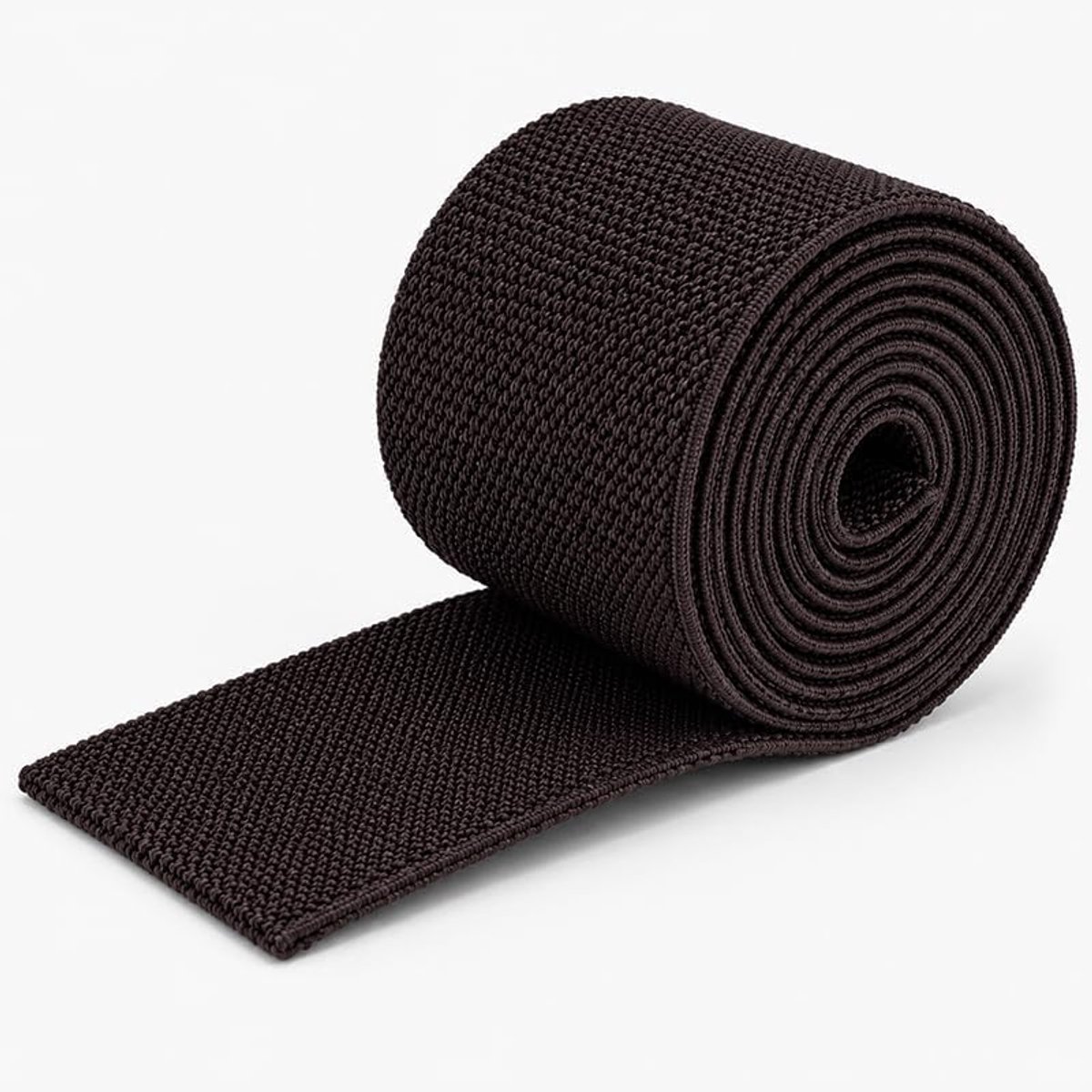 Elastische band, breed, 50 mm x 2 m, polyester keperstof | Tractieherstel, geweven twill-textuur, zacht polyestermateriaal, ingenaaide riem voor de taille
