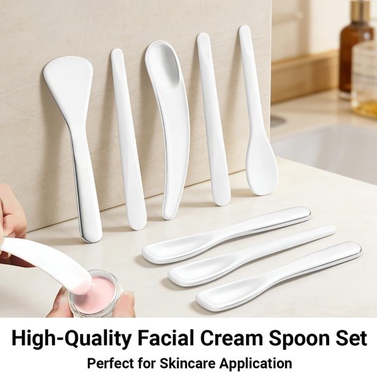 Spatels, beauty tools voor crème, gezichtsmasker, cosmetische accessoires, kleine spatels voor verzorging en make-up praktisch en duurzaam — afbeelding 5