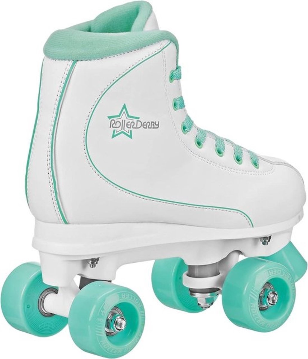 Dames Rolschaatsen Roller Star 600 - Wit Mint - Maat 08