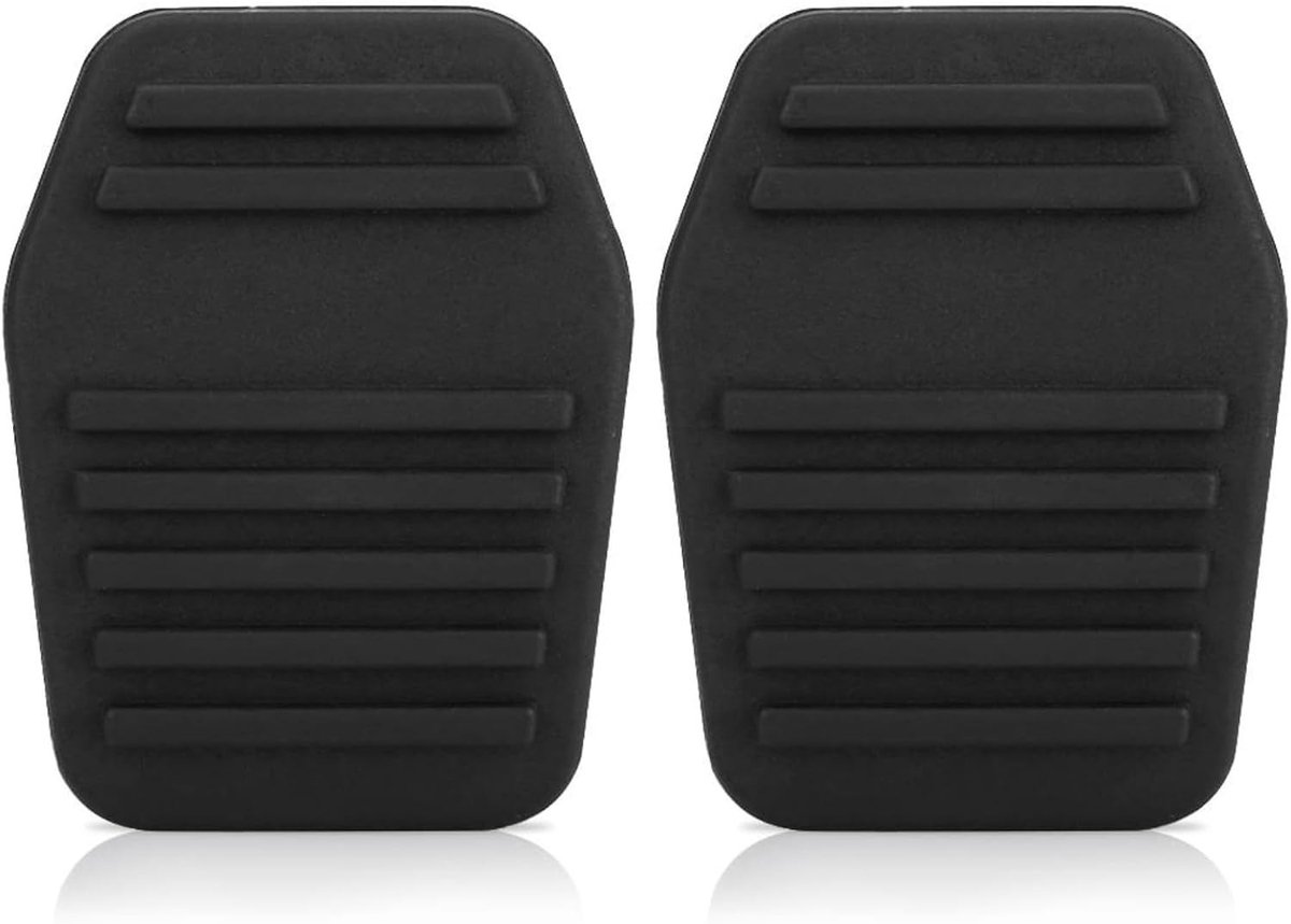 Rubberen Pedalenkappen voor Rem en Koppeling - 1 Paar Voetpedalen voor Transit MK6 MK7 2000-2014, Duurzaam en Antislip