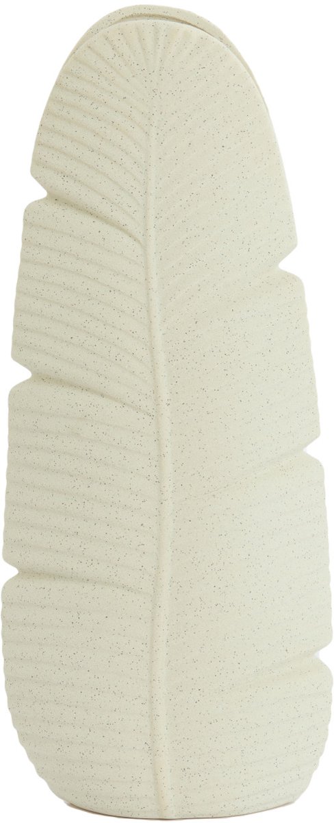 Light & Living Vaas LOU - 16x10x38.5cm - Wit