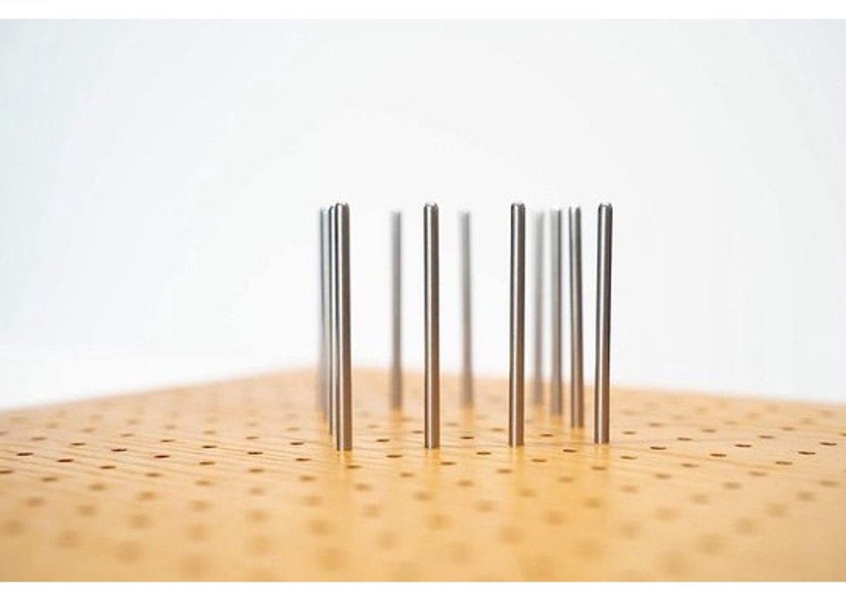 Blokpinnen Haakwerk - Stevige Pinnen - Projecten Vormgeven - Extra Lang Roestvrij Staal - 40 Stuks 12cm - Zilver