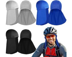 Koelcap met Nekbescherming voor Fietsers en Hardlopers, Zweetafvoerend en UV-Bescherming, Unisex, Maat XS