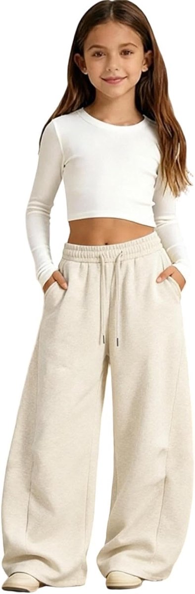 Leggings voor meisjes, getailleerde pasvorm, casual stijl, perfect voor elke dag. Zachte, rekbare en comfortabele broeken.