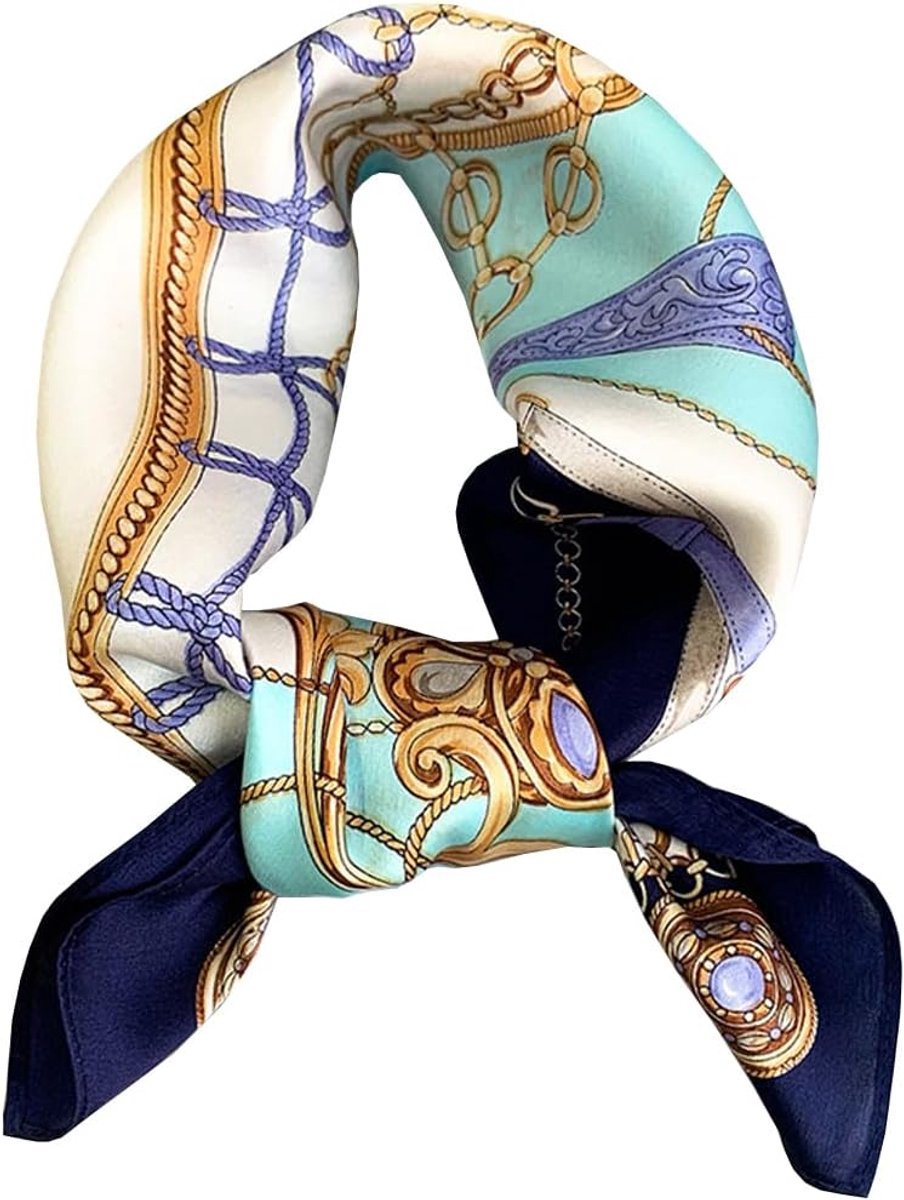 Zijden sjaal dames halsdoeken zijden doek sjaals zijden sjaal sjaal bandana zakdoek aanzet pols hoofddoeken