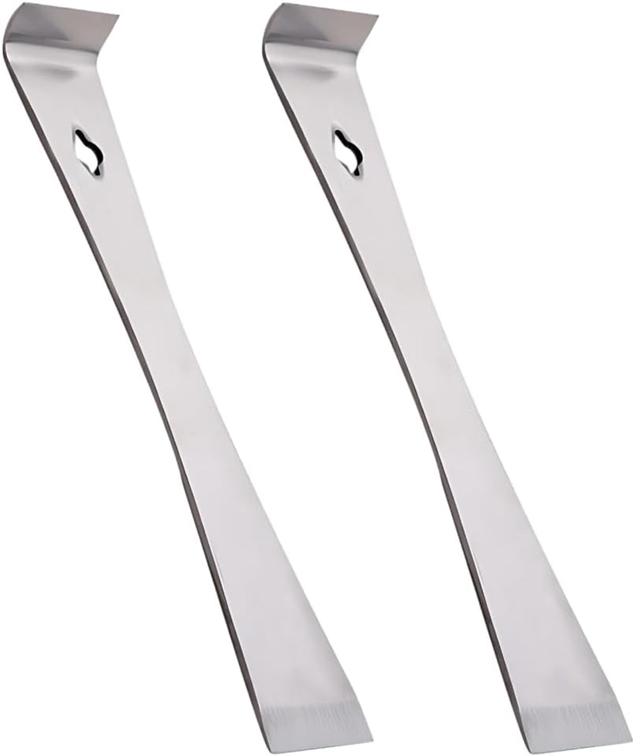 Kruisboor 2-delig RVS Nageltrekker - 26cm Lang - Plat voor Keukenverbouwing - Efficiënt Schrapen - ShopVlot