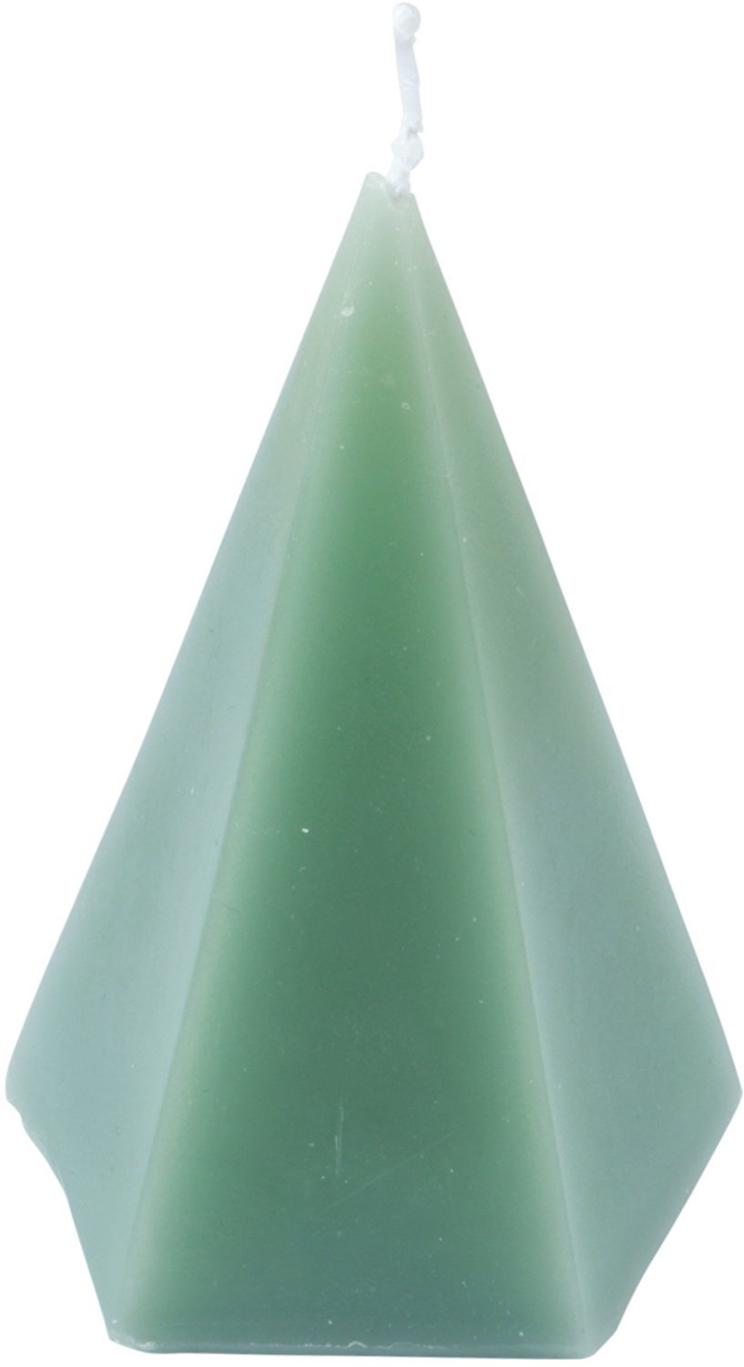 Homea - Decoratieve kaars in de vorm van een piramide ARTY - celadon