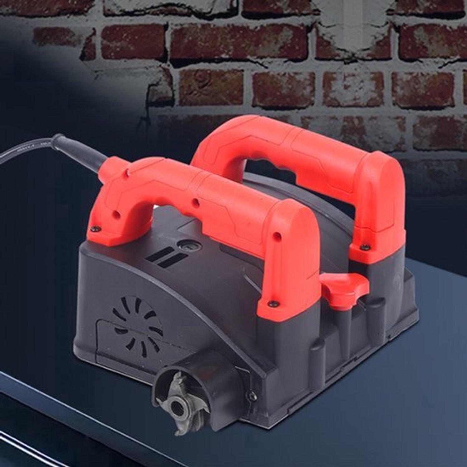 Betonslijpmachine Rood - 1680 W Vermogen - 160 mm Diameter - Handheld Muurfrees - Renovatie Gereedschap