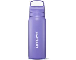 LifeStraw waterfilterfles Go 2.0 Thistle Purple RVS geïsoleerd 700 ml - Paars