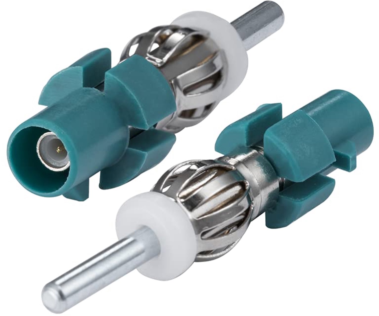 Autoradio antenne adapter - 2 stuks - Fakra Z naar DIN - universele aansluiting voor voertuigen - Vemera