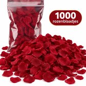 1000 Rozenblaadjes - Roos - Rood - Romantisch - Versiering - Bladeren