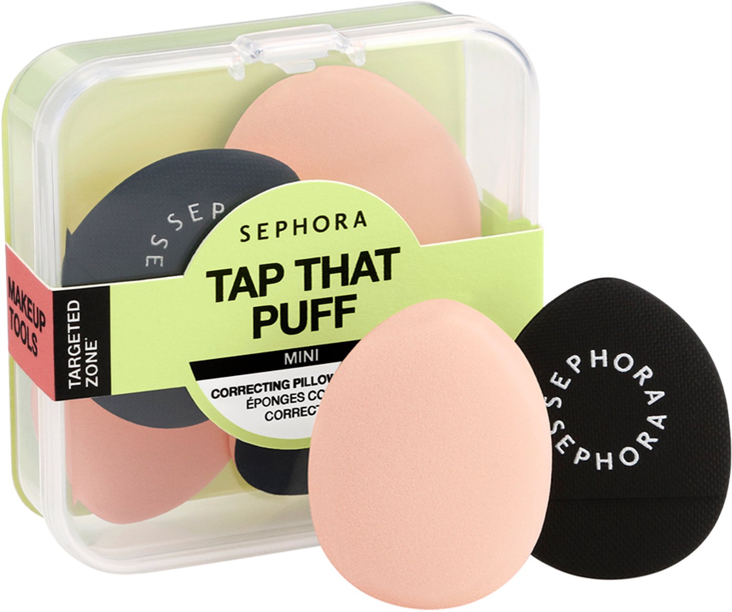 SEPHORA COLLECTION - Tap That Puff Correcting Pillow Sponge Mini - Make-upspons - 4 stuks