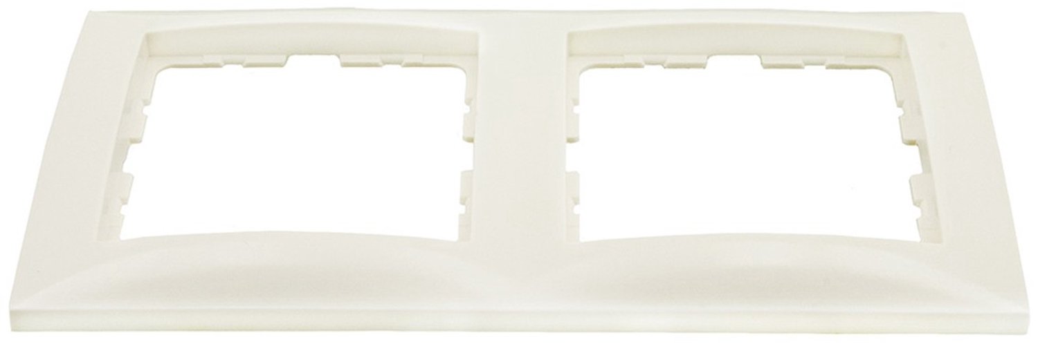Berker S1 afdekraam – inbouw – 2–voudig – polarwit – 10 stuks