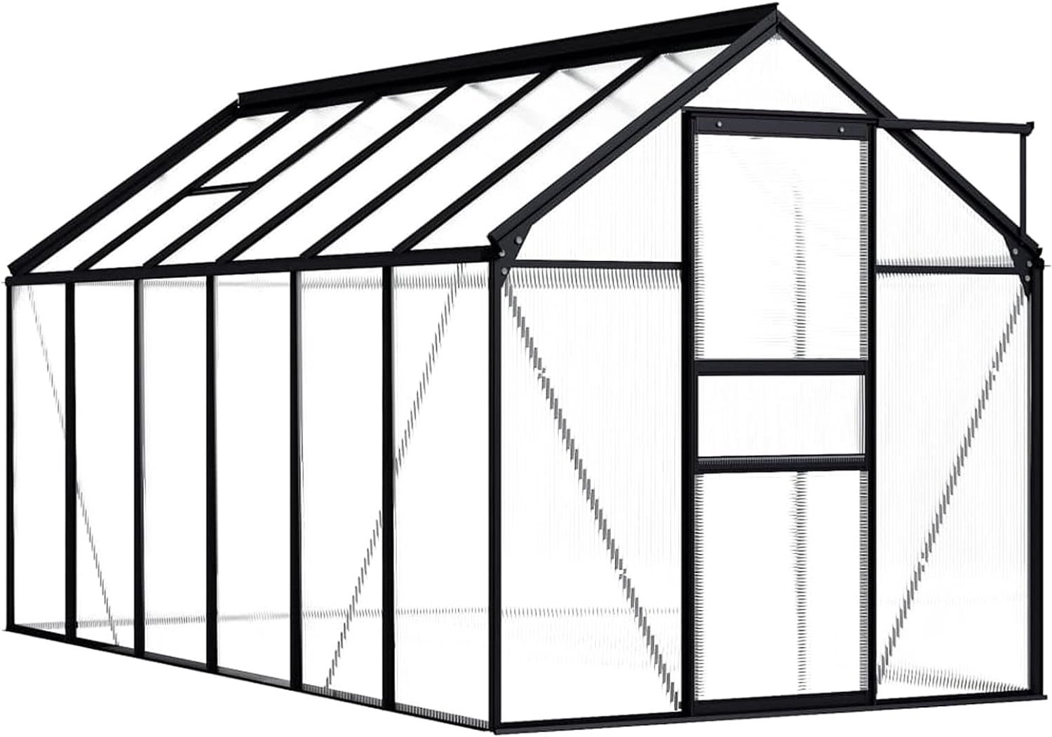 Antraciet aluminium , gazon en tuin, tuinieren, kassen-48212