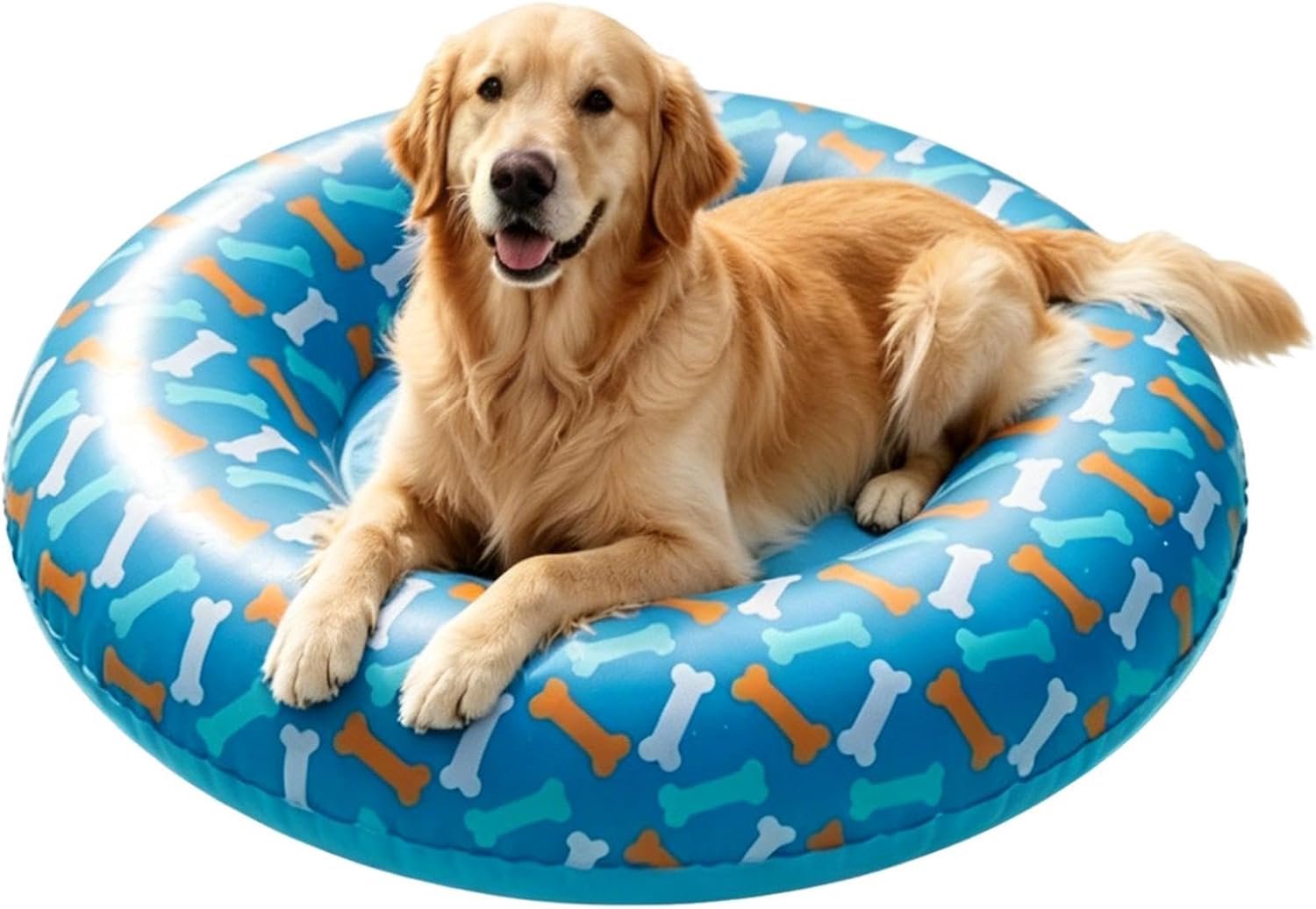 Zwembadvlotter voor honden lekvrije opblaasbare verdikte PVC-ring