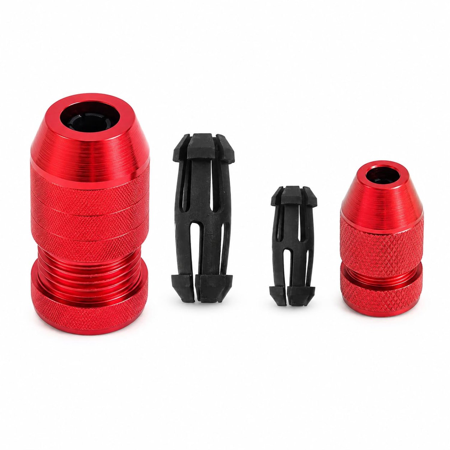 Diepteaanslagen Ø 2-11 mm, 2 stuks aluminium boorstoppers voor houtboren en houtboren